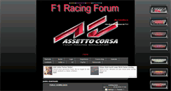 Desktop Screenshot of f1-racing-forum.com
